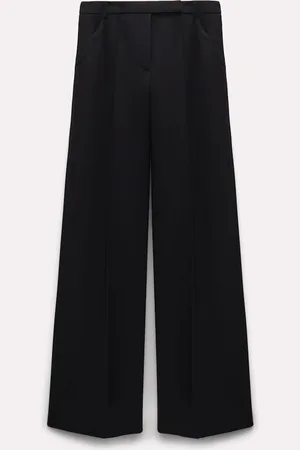 Dorothee Schumacher Hose aus Punto Milano mit weitem Bein und Biese
