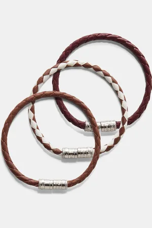 Dorothee Schumacher Set aus 3 geflochtenen Armbändern