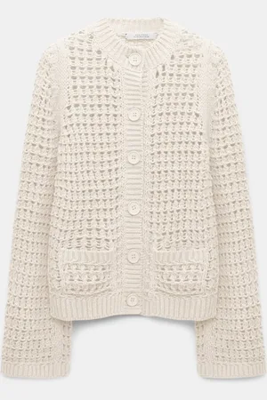 Dorothee Schumacher Cardigan aus grafischem Pointellestrick