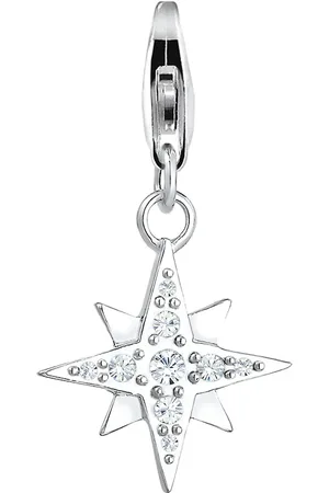 Nenalina Stern Astro Basic Kristalle 925 Silber Charms & Kettenanhänger 1 ct Damen (49.99 € / 1 ct)