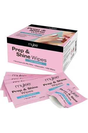 mylee Prep & Shine-Tücher, 200 Stück Gel-Nagellack 200 ct (9.99 € / 1 ct)