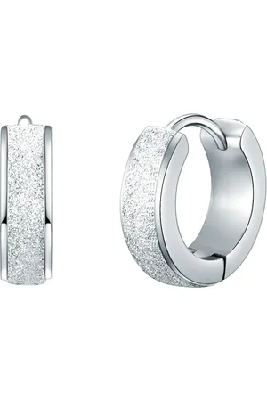 Eastside Creolen Edelstahl in Silber 1 ct Damen (22.99 € / 1 ct)