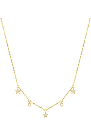 Eastside Halskette Stern Edelstahl Preciosa in Roségold Ketten 1 ct Damen (32.99 € / 1 ct)