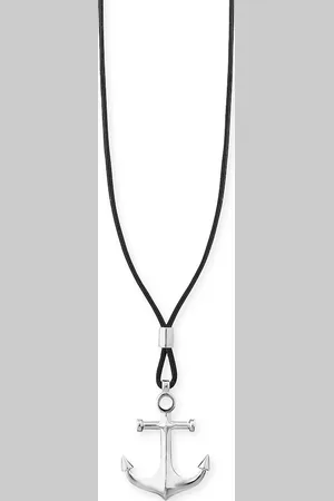 CAÏ Kette 925er Silber, Leder Ketten 1 ct Herren (108.99 € / 1 ct)