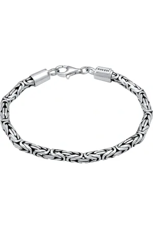 Kuzzoi Basic Männer Königskette Oxidiert 925 Silber Herrenschmuck 1 ct Herren (127.49 € / 1 ct)