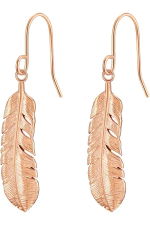 Eastside Ohrhänger Feder Edelstahl in Roségold Ohrringe 1 ct Damen (29.99 € / 1 ct)