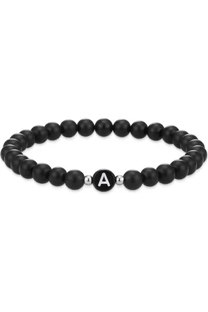 Eastside Armband Buchstaben Achat in Schwarz Armbänder & Armreife 1 ct (22.99 € / 1 ct)