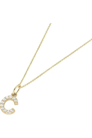 Luigi Merano Kette Anhänger Buchstabe C mit Zirkonia, 375 Ketten 1 ct Damen (238.99 € / 1 ct)