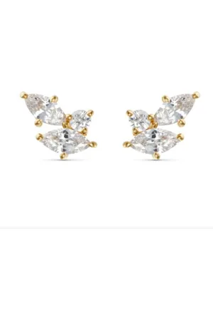 FAVS Ohrstecker 375er Gelbgold Ohrringe 1 ct Damen (120.99 € / 1 ct)