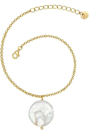 Glanzstücke Armband Sterling Silber Süßwasser-Zuchtperle in Gelbgold Armbänder & Armreife 1 ct Damen (47.99 € / 1 ct)