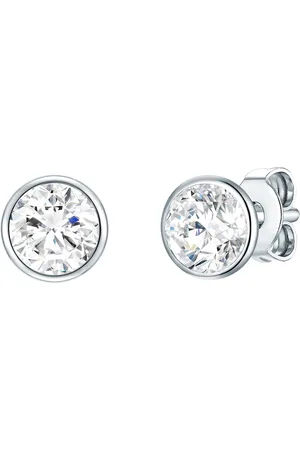 Eastside Ohrstecker Edelstahl Zirkonia in Silber Ohrringe 1 ct Damen (22.99 € / 1 ct)