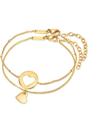 Eastside Armband Herz Edelstahl in Gelbgold Armbänder & Armreife 1 ct Damen (29.99 € / 1 ct)