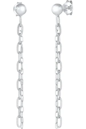 Elli Ohrringe Stecker Hänger Gliederkette Trend 925 Silber 1 ct Damen (49.99 € / 1 ct)
