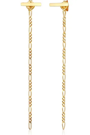 Elli Ohrhänger Figarokette Basic Geo Trend 925 Silber Ohrringe 1 ct Damen (59.99 € / 1 ct)