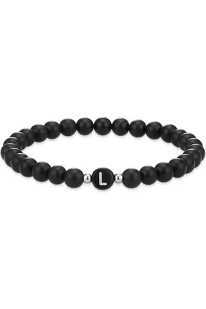 Eastside Armband Buchstaben Achat in Schwarz Armbänder & Armreife 1 ct (22.99 € / 1 ct)