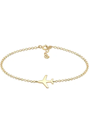 Elli Basic Erbskette Flugzeug Travel Reise 925 Silber Armbänder & Armreife 1 ct Damen (29.99 € / 1 ct)