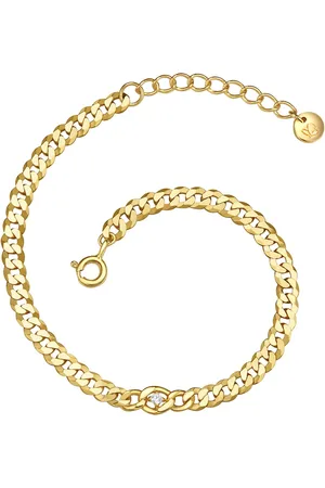Glanzstücke Armband Sterling Silber Zirkonia in Gelbgold Armbänder & Armreife 1 ct Damen (35.09 € / 1 ct)
