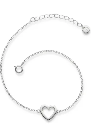 Glanzstücke Armband Herz Sterling Silber in Silber Armbänder & Armreife 1 ct Damen (37.39 € / 1 ct)