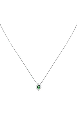 LIVE DIAMOND Kette 375er Weißgold, recycelt Ketten 1 ct Damen (469.99 € / 1 ct)