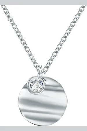 Eastside Halskette Edelstahl Zirkonia in Silber Ketten 1 ct Damen (28.99 € / 1 ct)