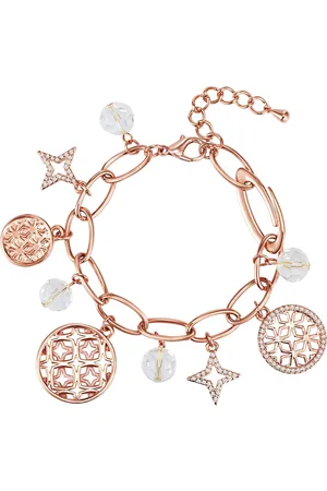 Lulu & Jane Armband Stern Metall-Legierung Glas in Roségold Armbänder & Armreife 1 ct Damen (59.99 € / 1 ct)