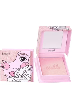 Benefit Bronzer & Blush Collection Tickle in zartem Rosa mit Goldschimmer Highlighter 6 g GOLDEN PINK (5331.67 € / 1 kg)