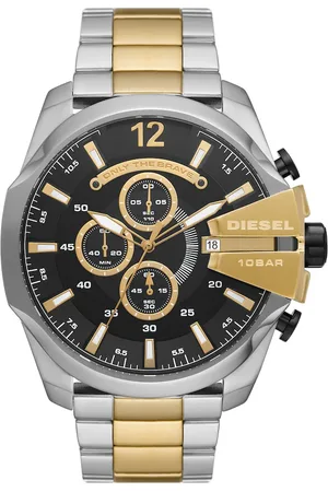 Diesel Chronograph Edelstahl Herrenuhren 1 ct Herren (252.19 € / 1 ct)