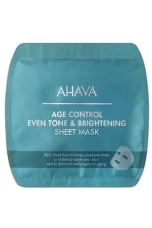AHAVA Age Control Even Tone & Brightening Sheet Mask Anti-Aging Masken 17 g (529.41 € / 1 kg)
