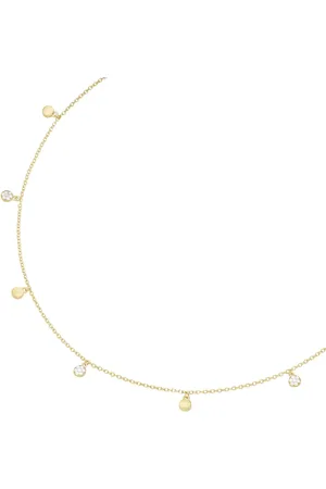 Giorgio Martello Collier mit 7 Behängen, weißen Zirkonia und matt, Silber 925 Ketten 1 ct Damen (98.99 € / 1 ct)
