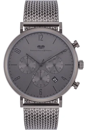 Rhodenwald & Söhne Chronograph Arakon in Grau Edelstahl in Grau Herrenuhren 1 ct Herren (148.99 € / 1 ct)
