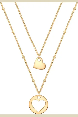 Eastside Halskette Herz Edelstahl in Roségold Ketten 1 ct Damen (29.99 € / 1 ct)