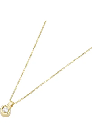 Luigi Merano Kette mit Brillant Anhänger, 585 Ketten 1 ct Damen (568.99 € / 1 ct)
