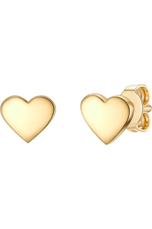 Eastside Ohrstecker Herz Edelstahl in Gelbgold Ohrringe 1 ct Damen (29.99 € / 1 ct)