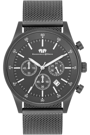 Rhodenwald & Söhne Chronograph Goodwill in Grau Edelstahl in Grau Herrenuhren 1 ct Herren (158.99 € / 1 ct)