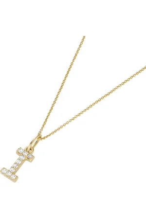 Luigi Merano Kette Anhänger Buchstabe I mit Zirkonia, 375 Ketten 1 ct Damen (238.99 € / 1 ct)