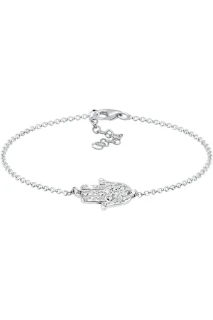 Elli Hamsa Hand der Fatima Kristalle 925 Silber Armbänder & Armreife 1 ct Damen (39.99 € / 1 ct)