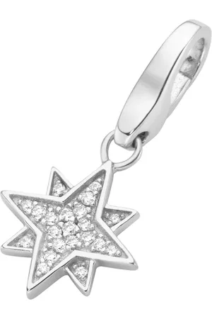 Giorgio Martello Charm Stern mit Zirkonia, Silber 925 Charms & Kettenanhänger 1 ct Damen (36.99 € / 1 ct)