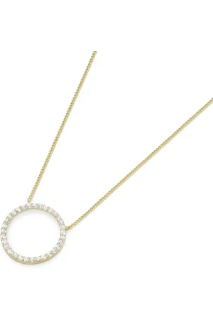 Luigi Merano Collier Mittelteil Ring mit Zirkonia, 375 Ketten 1 ct Damen (358.99 € / 1 ct)