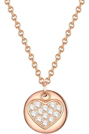 Eastside Halskette Herz Edelstahl Preciosa in Gelbgold Ketten 1 ct Damen (29.99 € / 1 ct)