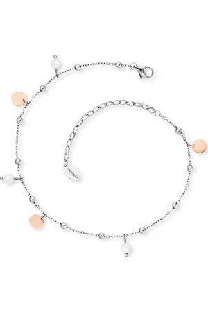 Engelsrufer Fußkette Edelstahl, Perle Ketten 1 ct Damen (21.59 € / 1 ct)