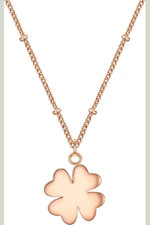 Eastside Halskette Kleeblatt Edelstahl in Roségold Ketten 1 ct Damen (29.99 € / 1 ct)