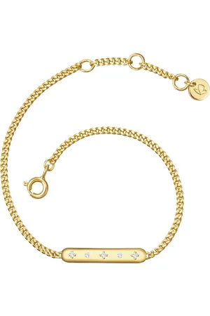 Glanzstücke Armband Sterling Silber Zirkonia in Gelbgold Armbänder & Armreife 1 ct Damen (35.99 € / 1 ct)