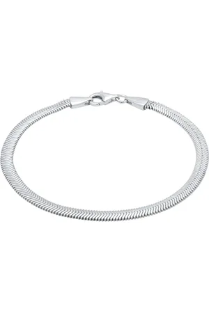 Kuzzoi Flach Elegant Schlangenkette Fischgräte 925 Silber Herrenschmuck 1 ct Herren (84.99 € / 1 ct)