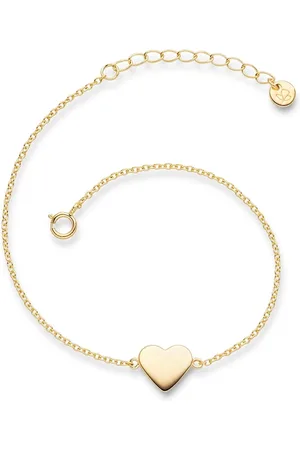 Glanzstücke Armband Herz Sterling Silber in Gelbgold Armbänder & Armreife 1 ct Damen (37.49 € / 1 ct)