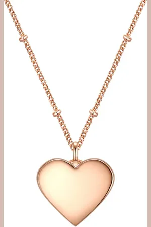 Eastside Halskette Herz Edelstahl in Roségold Ketten 1 ct Damen (28.99 € / 1 ct)