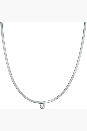 Eastside Halskette Edelstahl Zirkonia in Gelbgold Ketten 1 ct Damen (29.99 € / 1 ct)