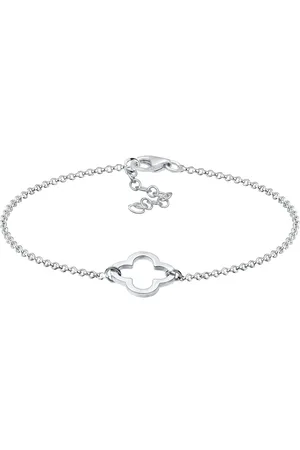 Elli Kleeblatt Symbol Glück Trend Talisman 925 Silber Armbänder & Armreife 1 ct Damen (55.99 € / 1 ct)