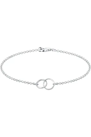 Elli Ringe Geo Kreise Minimal 925 Sterling Silber Armbänder & Armreife 1 ct Damen (39.99 € / 1 ct)