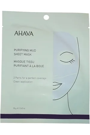 AHAVA Time To Clear Purifying Mud Sheet Mask Feuchtigkeitsmasken 1 ct (12 € / 1 ct)