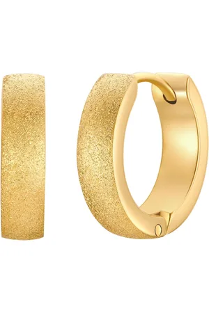 Eastside Creolen Edelstahl in Gelbgold 1 ct Damen (28.99 € / 1 ct)